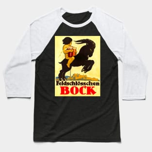 Vintage Advertising - Feldschlosschen Bock Baseball T-Shirt